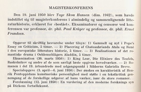Tage magisterkonferens juni 1950